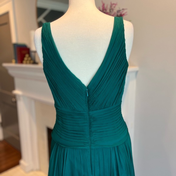 Tadashi Collection Green Silk Dress - Picture 7 of 10